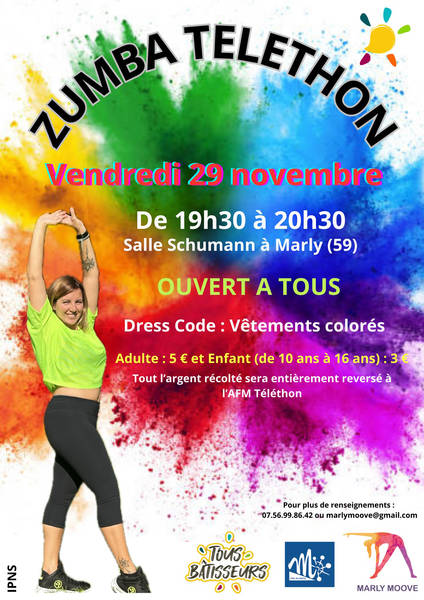 Zumba Téléthon Marly Moove