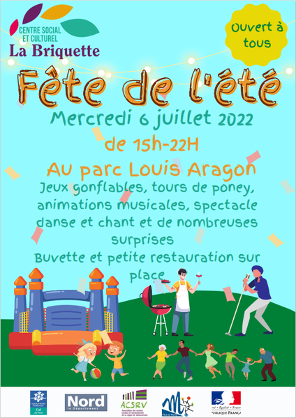 Centre social et culturel La Briquette - fête de l'été