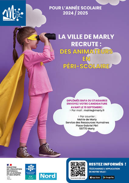 La ville recrute des animateurs 